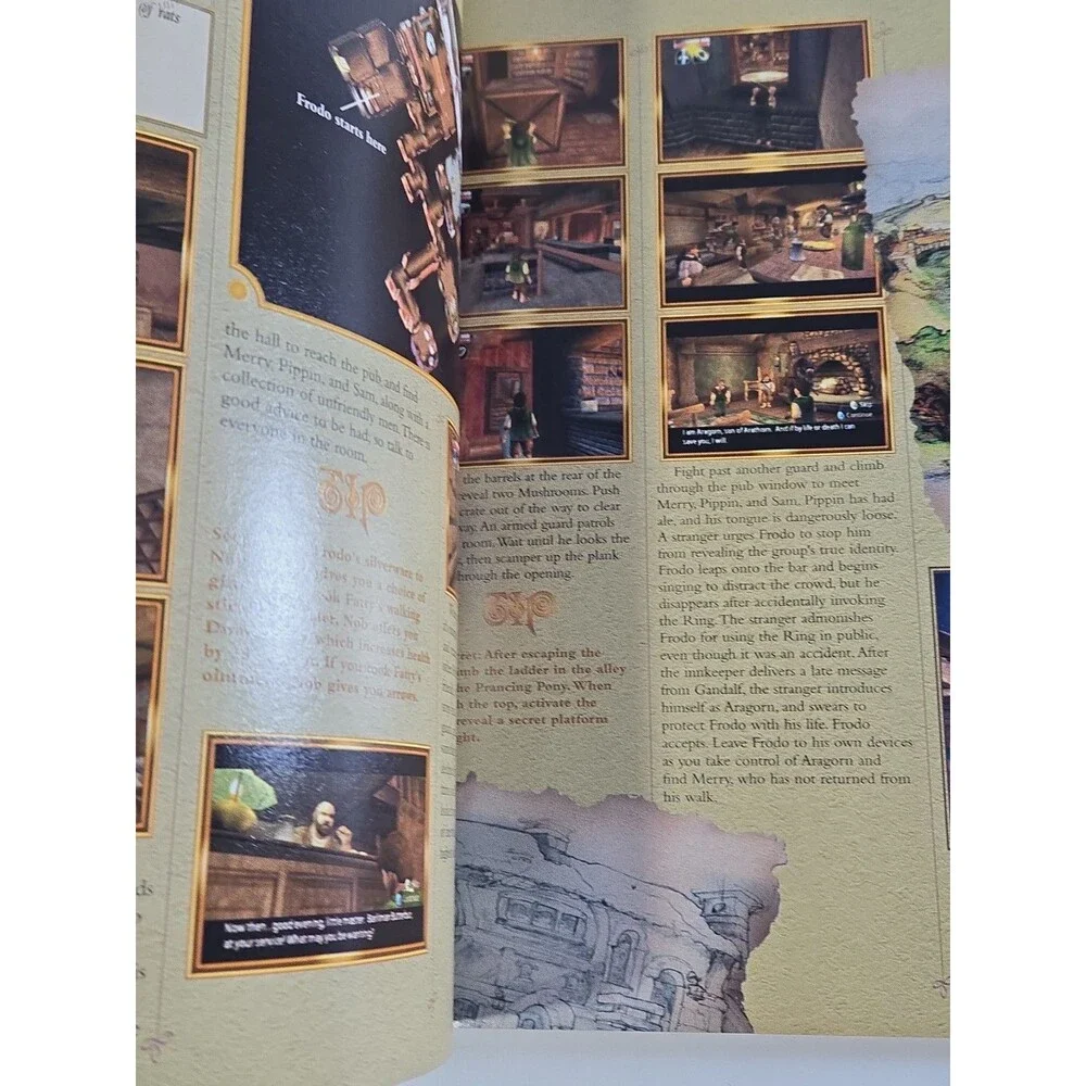 LORD OF THE RINGS FELLOWSHIP OF THE RING PRIMA's STRATEGY GUIDE No Poster